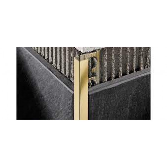 بروقرس زاوية سراميك مربعة ذهبي لميع 12ملي PJQSBO125