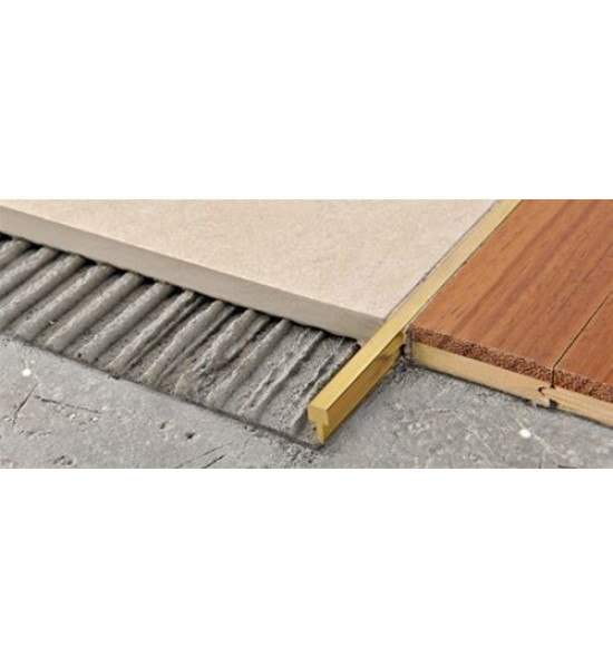 بروقرس زاوية سراميك حرف تي ذهبي 10/5ملي PITBO510