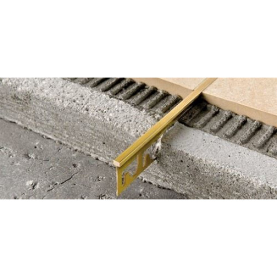 بروقرس زاوية سراميك حرف تي ذهبي 25/5ملي PITBO525