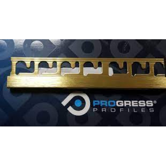 بروقريس زاوية سراميك المنيوم مربع ذهبي مشخبط PJQSBOS10