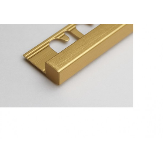 بروقريس زاوية سراميك المنيوم مربع ذهبي مشخبط PJQSBOS10