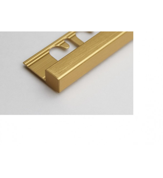 بروقريس زاوية سراميك المنيوم مربع ذهبي مشخبط PJQSBOS10