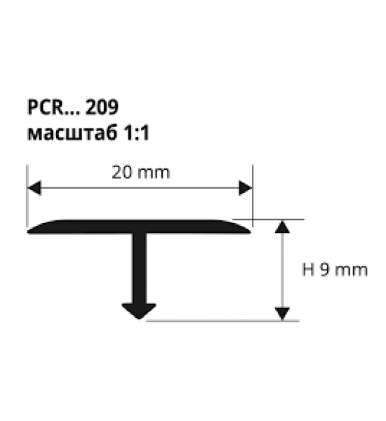 بروقرس زاوية سراميك حرف تي PCRDB209