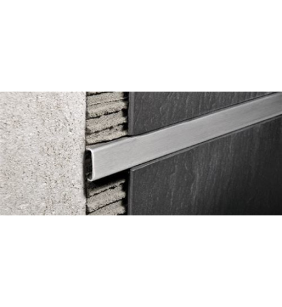 بروقرس زاوية فواص سل استيل  مطفي حرف يو  1.5سم PLTACS15