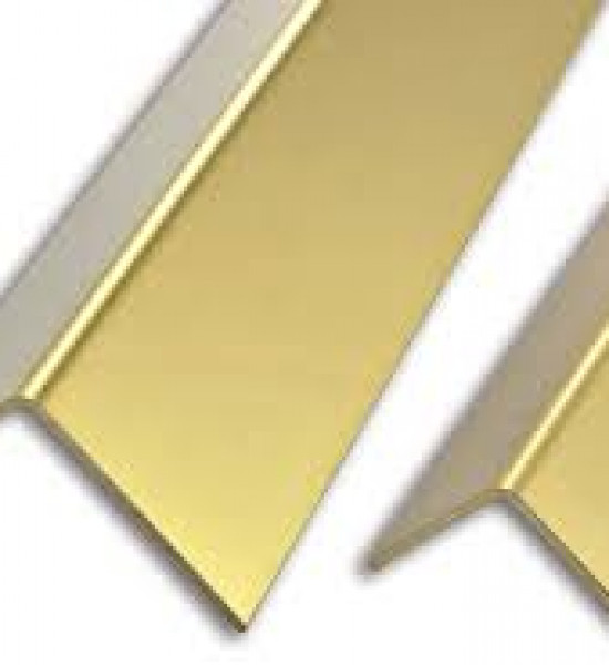 بروقرس زاوية سراميك المونيوم ركنية ذهبي مطفي 4سم AGAO 401C