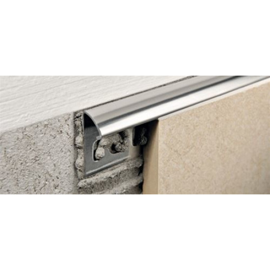 بروقرس زاوية نهاية سراميك سل استيل لميع 10ملي مدورPJAC10