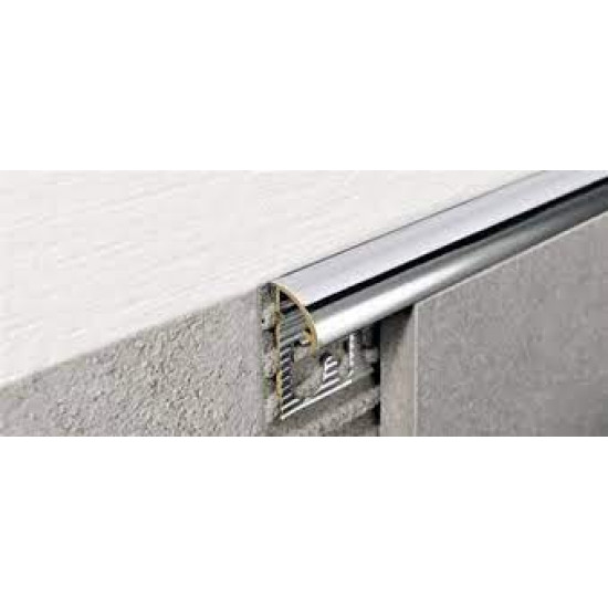 بروقرس زاوية سراميك كروم مدور  10ملي لميع PJOC10