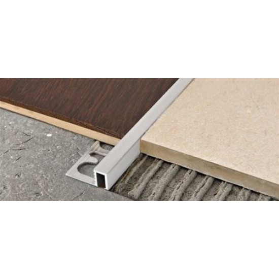 بروقرس زاوية نهاية سراميك جدارية 12مم فضيPRFAN125