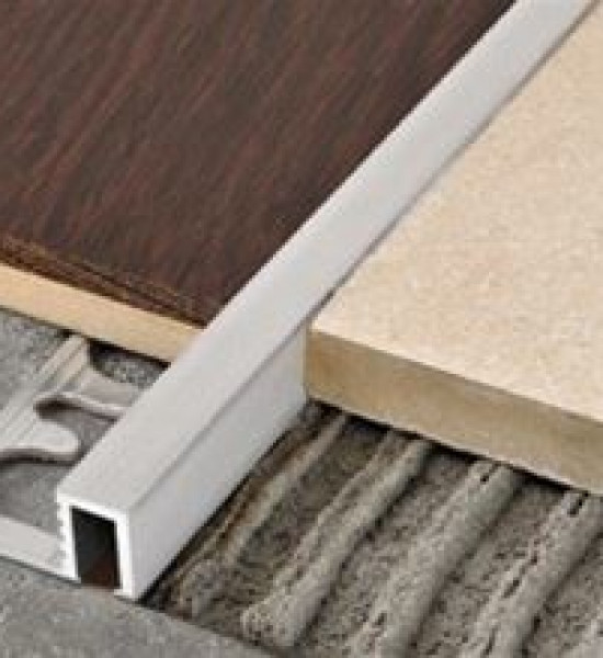 بروقرس زاوية نهاية سراميك جدارية 12مم فضيPRFAN125