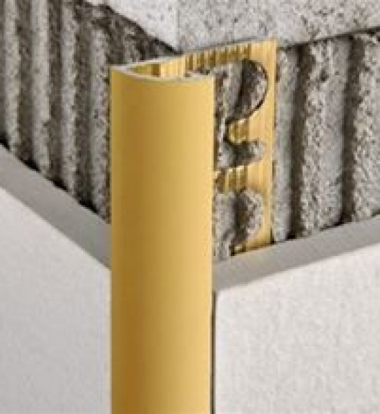 بروقرس زاوية سراميك المونويم ذهبي 12ملي PJBO125