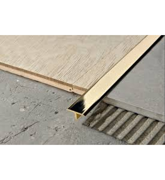 بروقرس زاوية سراميك حرف تي 1سم ذهبي PCRBO149