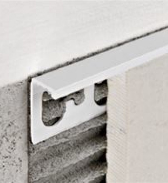 بروقريس زاوية سيراميك المنيوم مدور ابيض 12.50ملي PTA 125/01