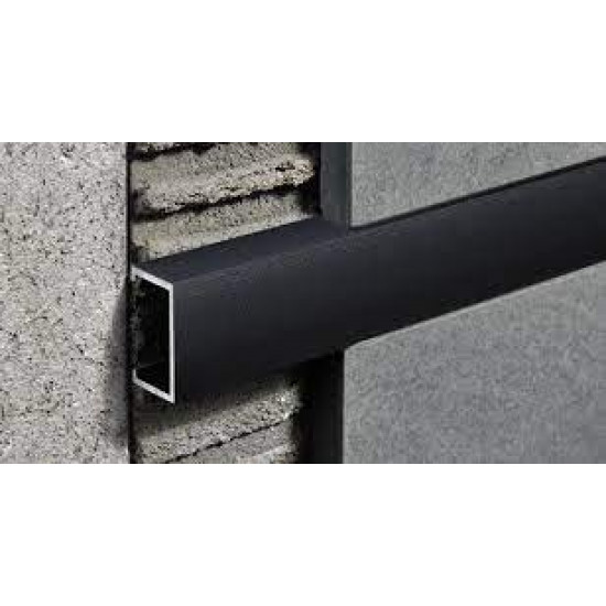 بروقرس زاوية فواصل سراميك جدارية 10ملي اسود لميع PLTPBN10