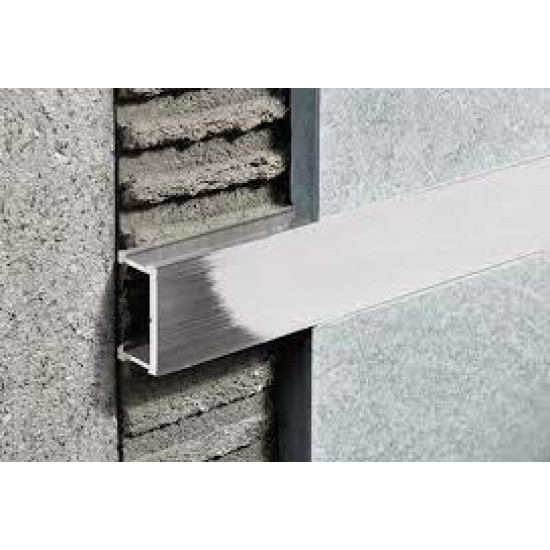 بروقرس زاوية فواصل سراميك سل استيل يو 15ملي PLTACM15