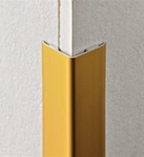 بروقرس زاوية  ركنية اللومنيوم ذهبي 25×25×2.7متر  PEGAO25A