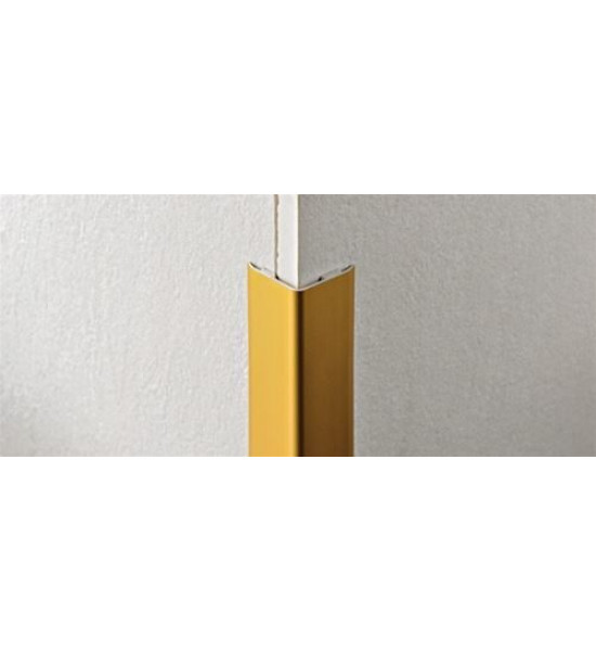 بروقرس زاوية  ركنية اللومنيوم ذهبي 25×25×2.7متر  PEGAO25A