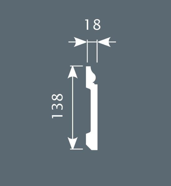 باخميس سكلو ديكور 138×18×2متر روسي P006