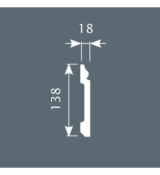 باخميس سكلو ديكور 138×18×2متر روسي P006