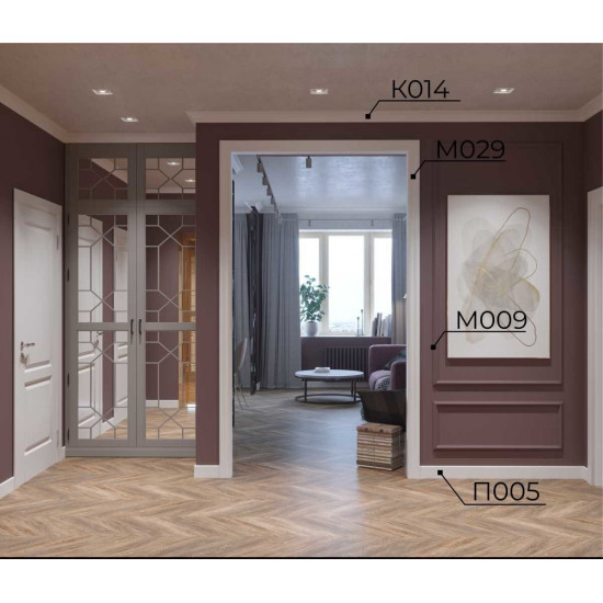 باخميس سكلو ديكور 108مم×12مم×2متر روسي P005 باخميس سكلو ديكور 108مم×12مم×2متر روسي P005