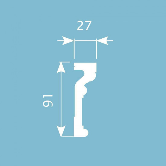 باخميس حزام ديكور 91مم×28مم×2متر روسي M045 باخميس حزام ديكور 91مم×28مم×2متر روسي M045