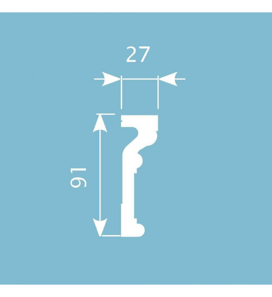 باخميس حزام ديكور 91مم×28مم×2متر روسي M045