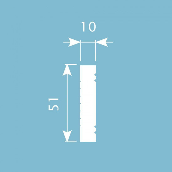 باخميس حزام ديكور 51مم×10مم×2متر روسي M041