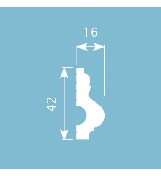 باخميس حزام ديكور 42مم×16مم×2متر روسي M037