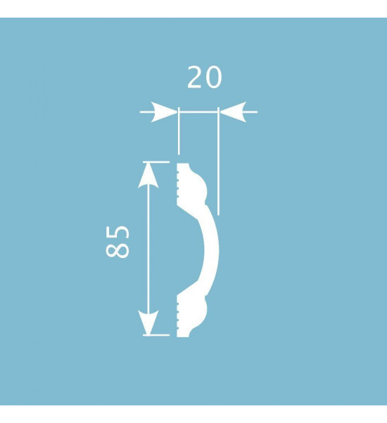 باخميس حزام ديكور 85مم×20مم×2متر روسي M019