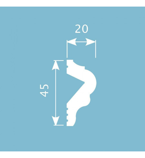 باخميس حزام ديكور 45مم×20مم×2متر روسي M018