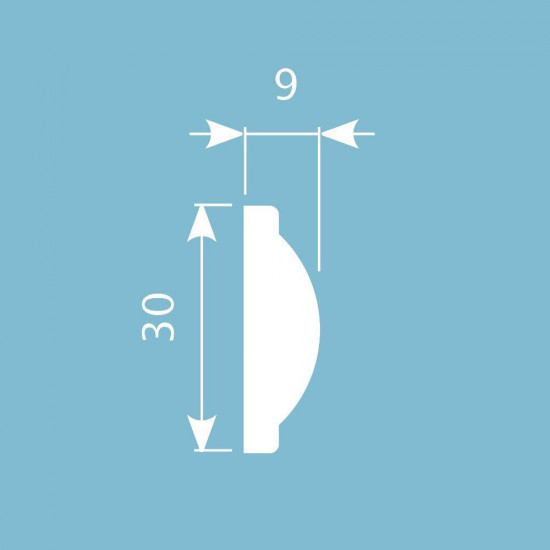 باخميس حزام ديكور 30مم×9مم×2متر روسي M017 باخميس حزام ديكور 30مم×9مم×2متر روسي M017