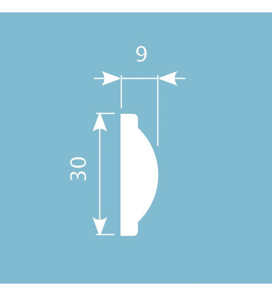 باخميس حزام ديكور 30مم×9مم×2متر روسي M017