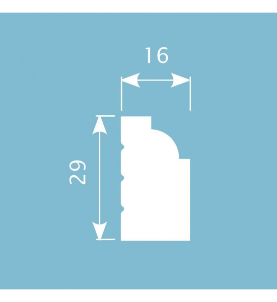 باخميس حزام ديكور 40مم×17مم×2متر روسي M002