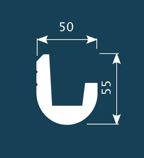 باخميس كورنيش ديكور لد 55مم×50مم×2متر روسي K024 باخميس كورنيش ديكور لد 55مم×50مم×2متر روسي K024