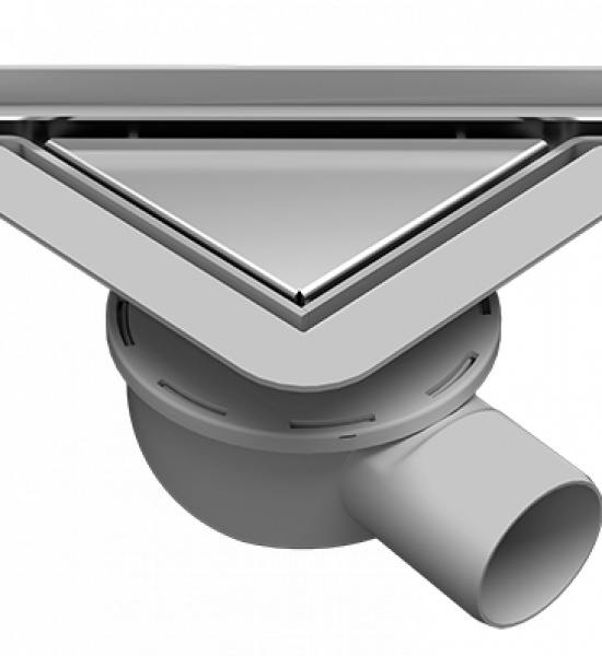 ساي صفاية شور ستيل تركي 60سم مع مثلث جداريةSAY.520.60