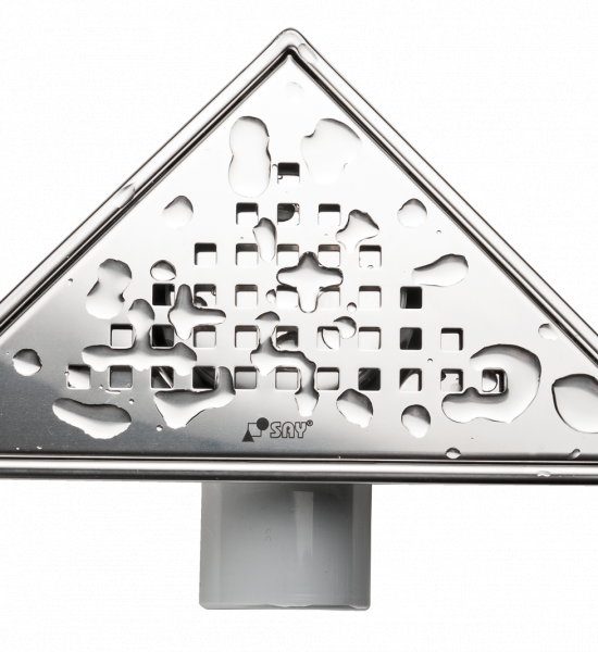 ساي صفاية تركي ستيل مثلث 17.5×20سم  SAY71-KCR50-PAC-032