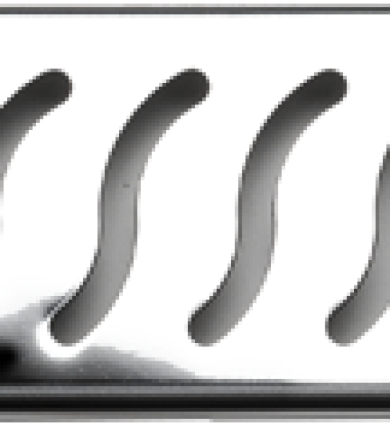 ساي صفاية شور تركي 40سم ستيل حرف اس BUKLE503-40-007