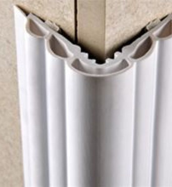 بروقرس زاوية بلاستيك ركنية مرنة مع الغراء 4×4 ابيض PFC0140A