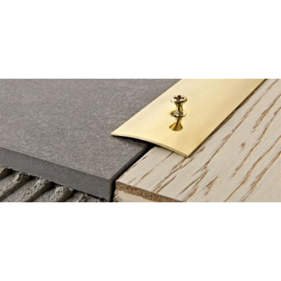 بروقرس زاوية فواصل سراميك نحاس  مبسط 4سم بخرم PLSOL40F