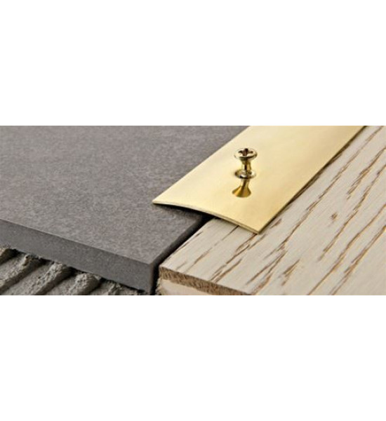 بروقرس زاوية فواصل سراميك نحاس  مبسط 4سم بخرم PLSOL40F