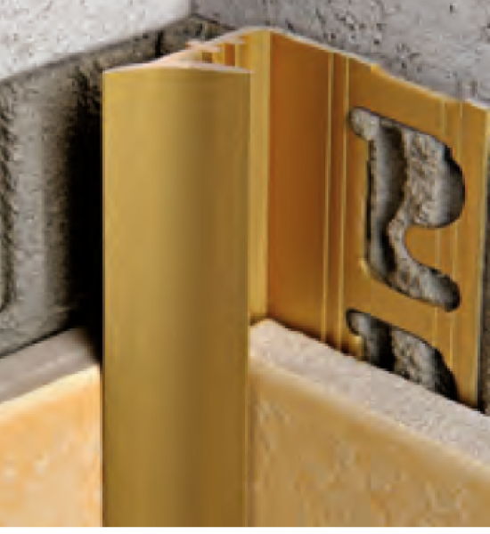 بروقرس فواصل سراميك اللمونيوم ذهبي لميع  10ملي PIBO10