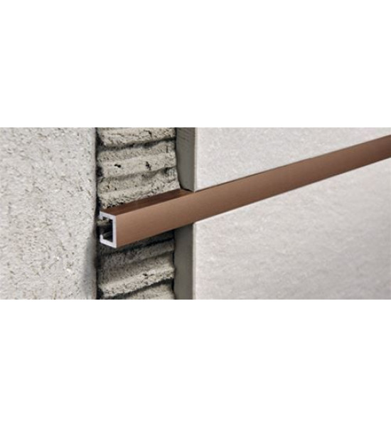 بروقرس زاوية فواصل سراميك جدارية 10ملي نحاسي PLTPBR10