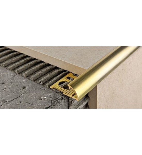 بروقرس زاوية سراميك نص دائرة ذهبي  8ملي PJON08