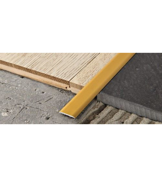 بروقرس زاوية المونيوم `ذهبي فواصل سراميك حرف تي 20ملي PCRAO209