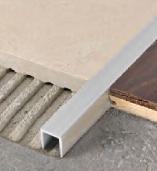 بروقرس زاوية فواصل سراميك 10مم فضي مطفي PCLAA10