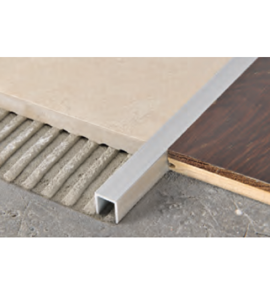 بروقرس زاوية فواصل سراميك 10مم فضي مطفي PCLAA10