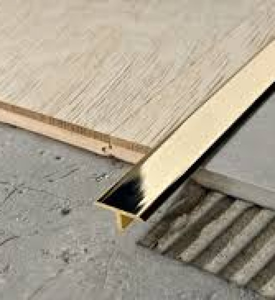 بروقرس زاوية سراميك حرف تي 1سم ذهبي PCRBO149