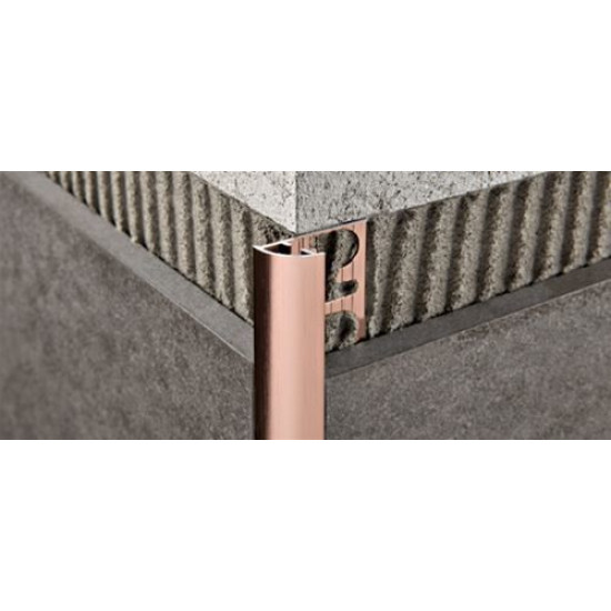 بروقريس زاوية المنيوم دائرية روز جولد مشخبط 12.5ملي PJBR 125