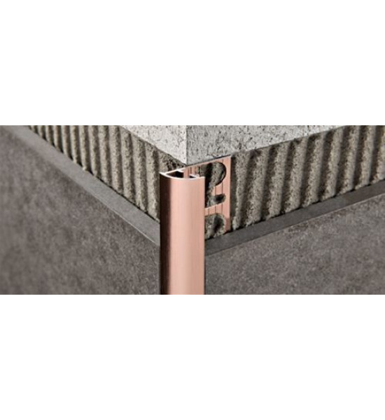 بروقريس زاوية المنيوم دائرية روز جولد مشخبط 12.5ملي PJBR 125