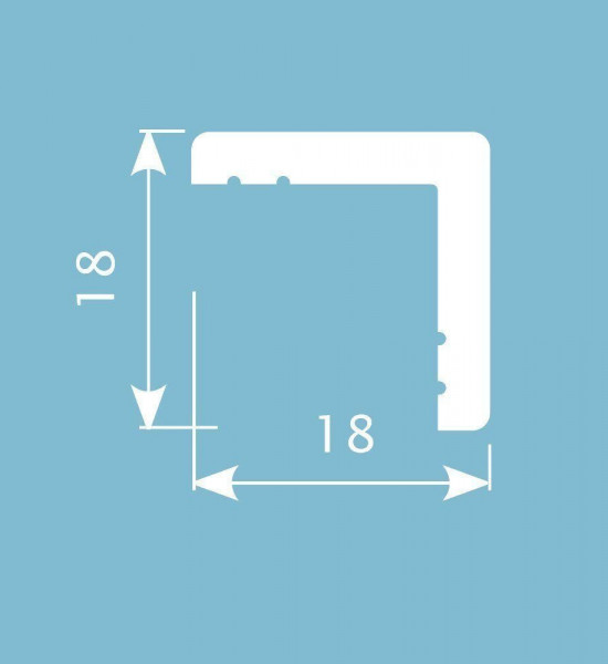 باخميس زاوية ديكور ركنية 18مم×18مم×2متر روسي A002 باخميس زاوية ديكور ركنية 18مم×18مم×2متر روسي A002
