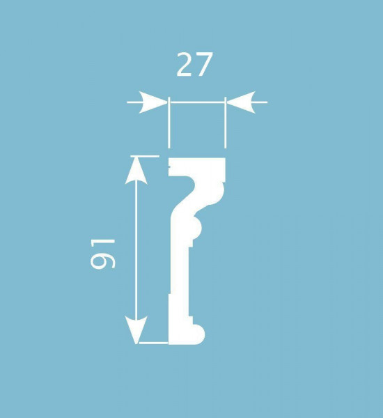 باخميس حزام ديكور 91مم×28مم×2متر روسي M045 باخميس حزام ديكور 91مم×28مم×2متر روسي M045